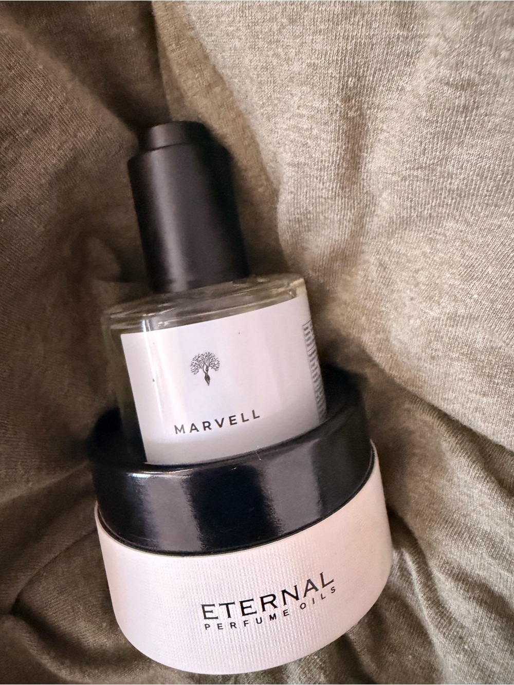 Marvell Eternal Oil — Black and Cream Bottle